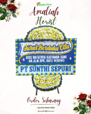 Papan Bunga Duka di Bongo Ii