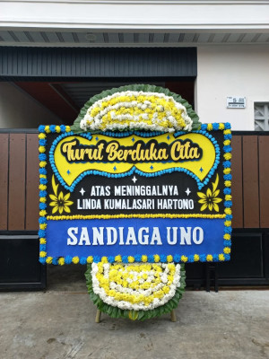 Papan Bunga Duka di Bongo Ii