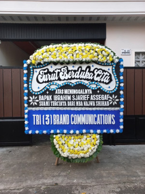 Papan Bunga Duka di Bongo Ii